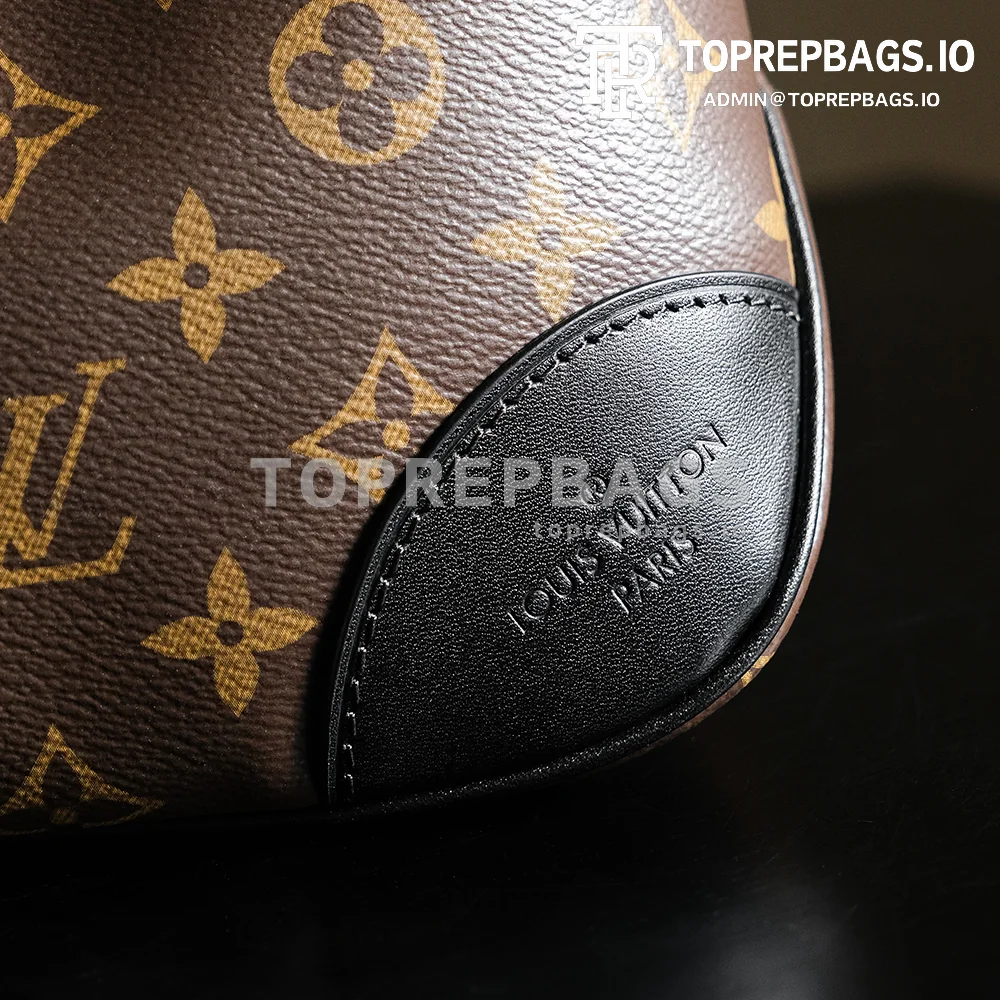 a1727691824016_0066 Louis Vuitton Boulogne Hobo in Brown