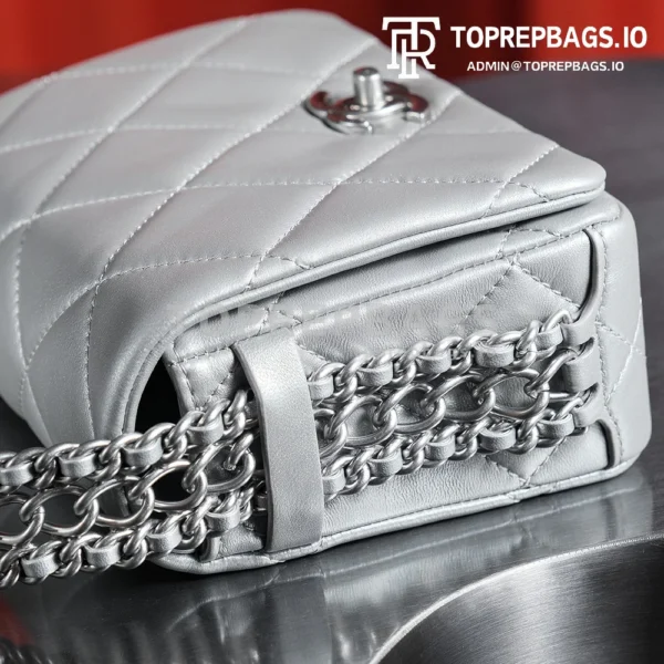 a1728134088879_6086 Chanel Handbag Hobo Lambskin Leather Silver-tone Hardware detailed product image
