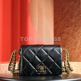 a1728134906261_6035 Chanel Classic Flap Hobo in Black