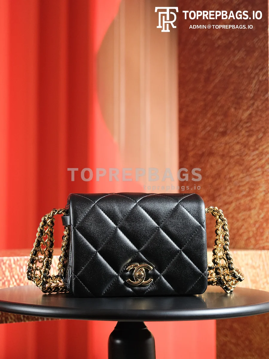 a1728134906261_6035 Chanel Classic Flap Hobo in Black