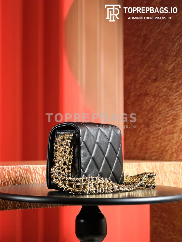 a1728134906262_7224 Chanel Classic Flap Hobo in Black