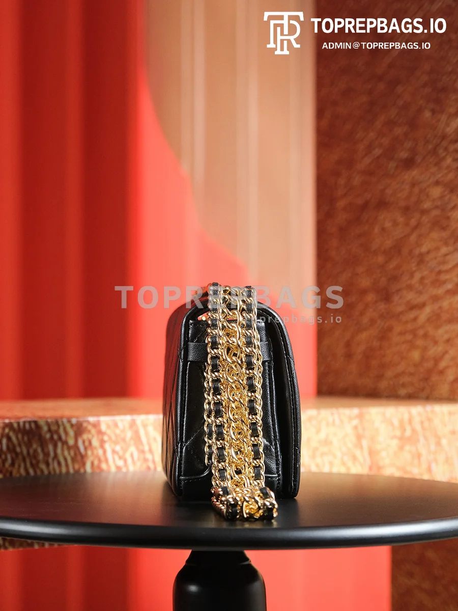 a1728134906265_8514 Chanel Classic Flap Hobo in Black