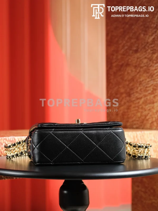 a1728134908157_1152 Chanel Classic Flap Hobo in Black