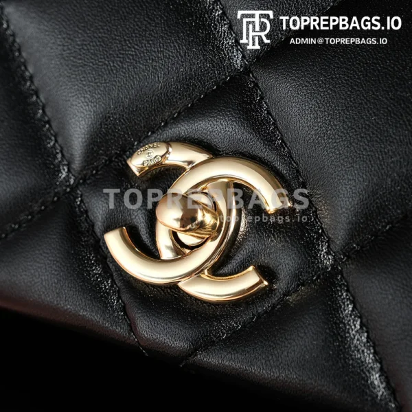 a1728134948498_7786 Chanel Classic Flap Hobo in Black