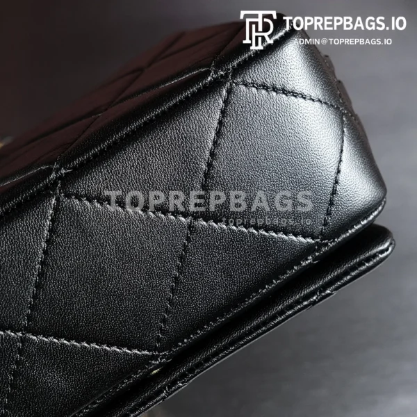 a1728134948500_3412 Chanel Classic Flap Hobo in Black