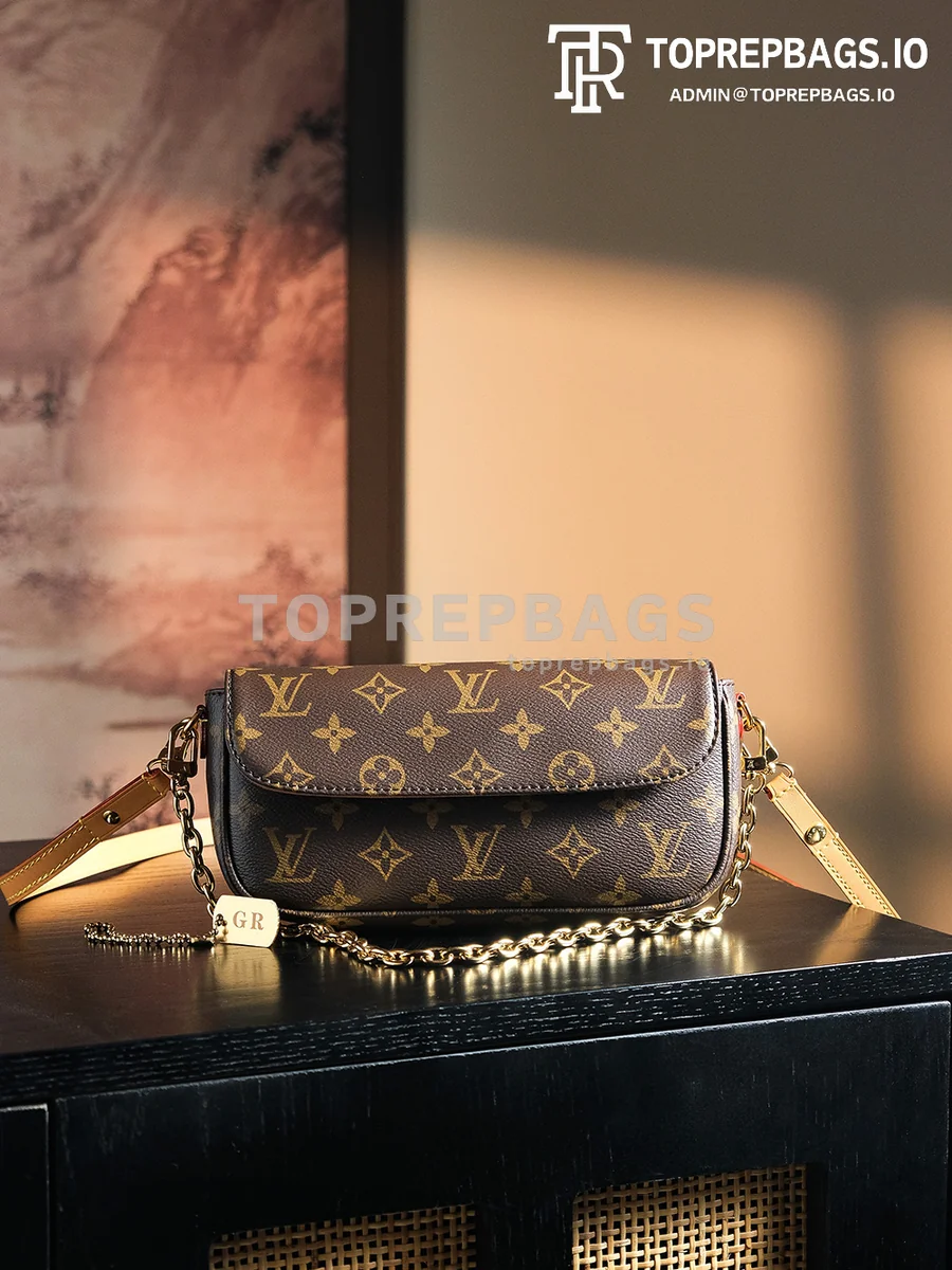 a1728641881128_1228 Louis Vuitton Wallet on Chain Ivy in Brown