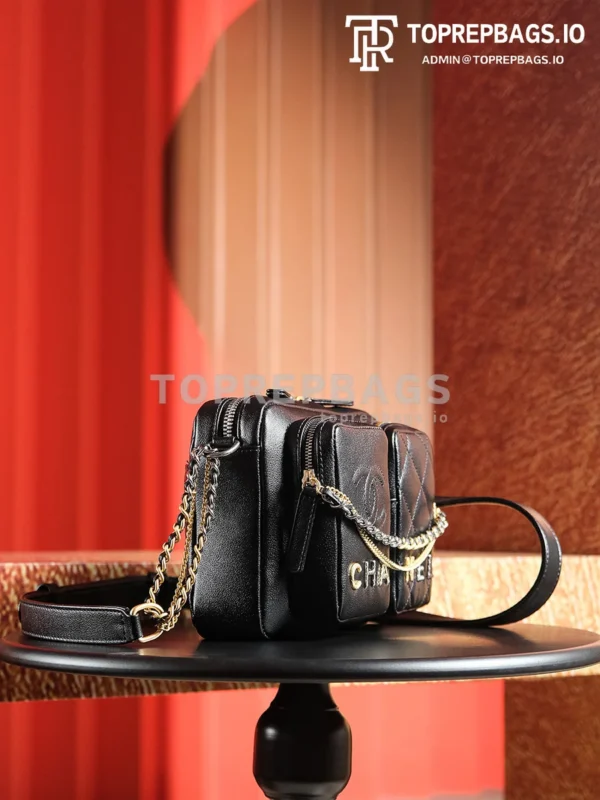 a1729243144840_5137 Chanel 22P Camera Bag in Black