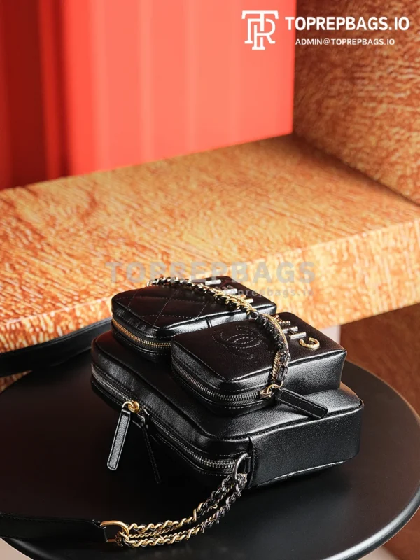 a1729243149109_1448 Chanel 22P Camera Bag in Black