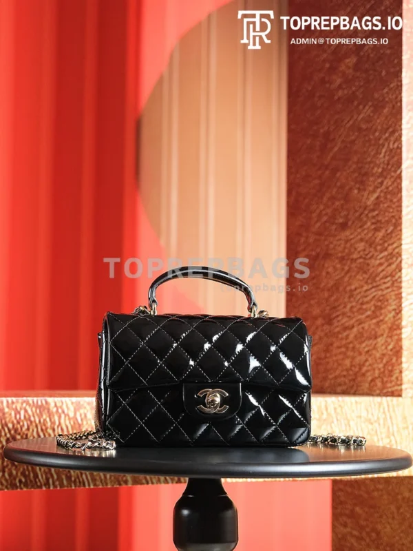 a1729498216948_0734 Chanel Classic Flap Mini in Black