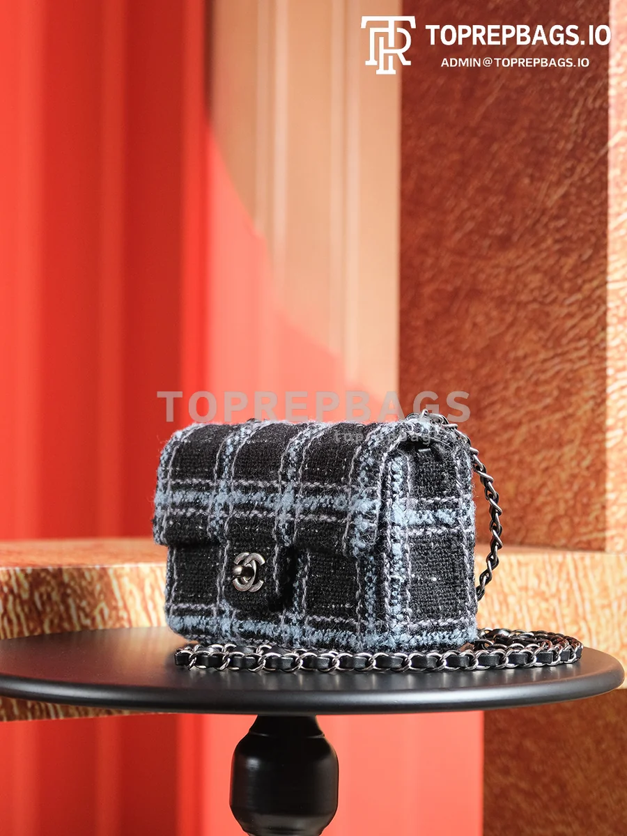 a1730879572819_2206 Chanel Classic Flap Mini in Black