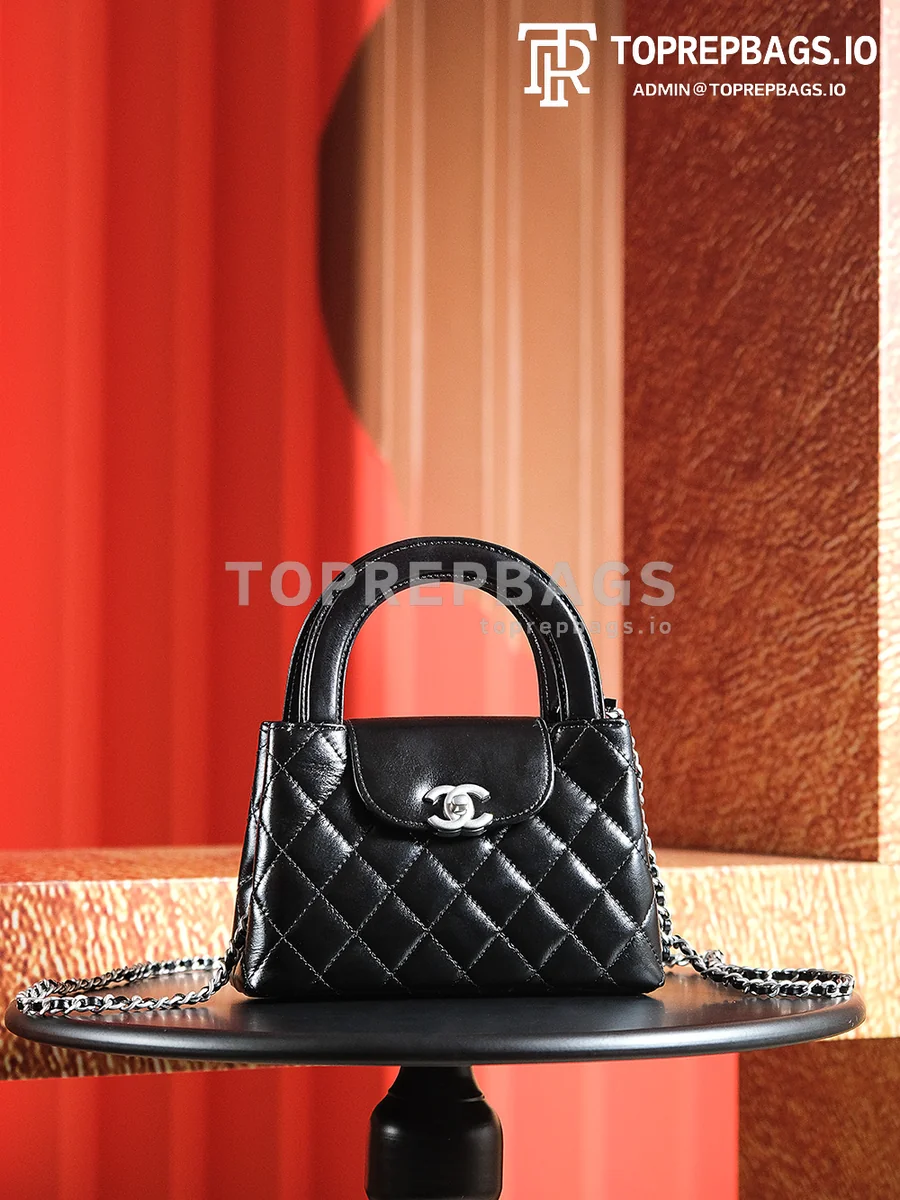 a1731924585104_0055 Chanel Kelly 25C in Black