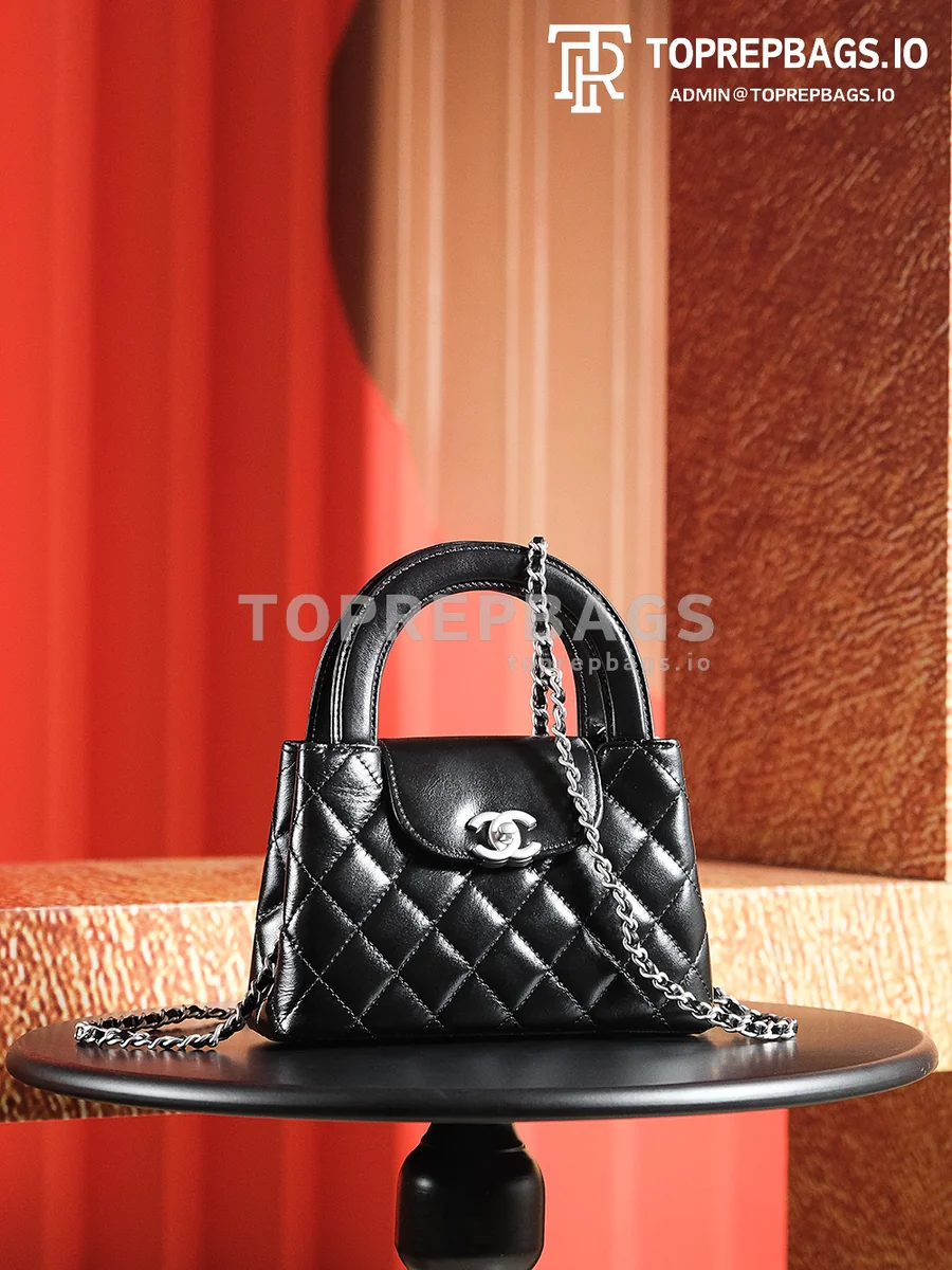 a1731924585118_4488 Chanel Kelly 25C in Black