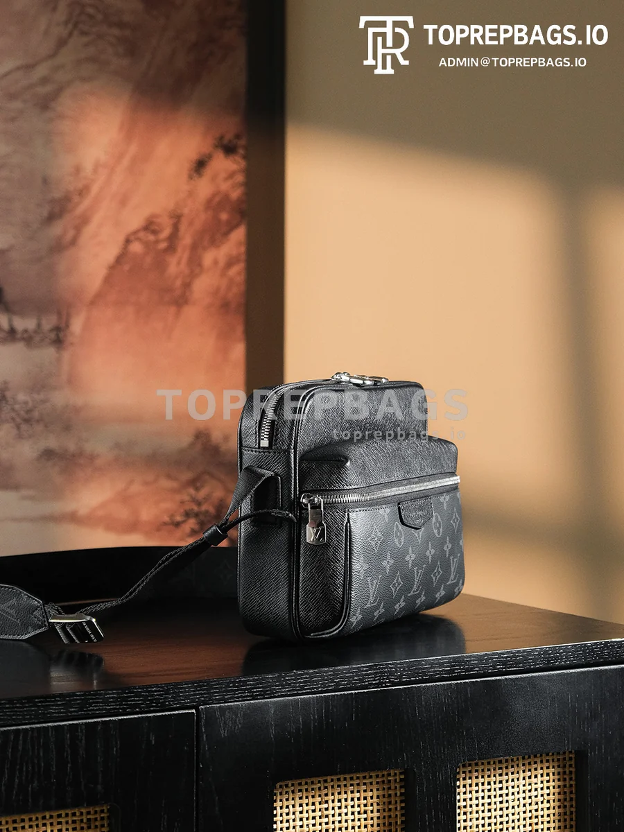 a1733837629501_3588 Louis Vuitton Outdoor Messenger in Black