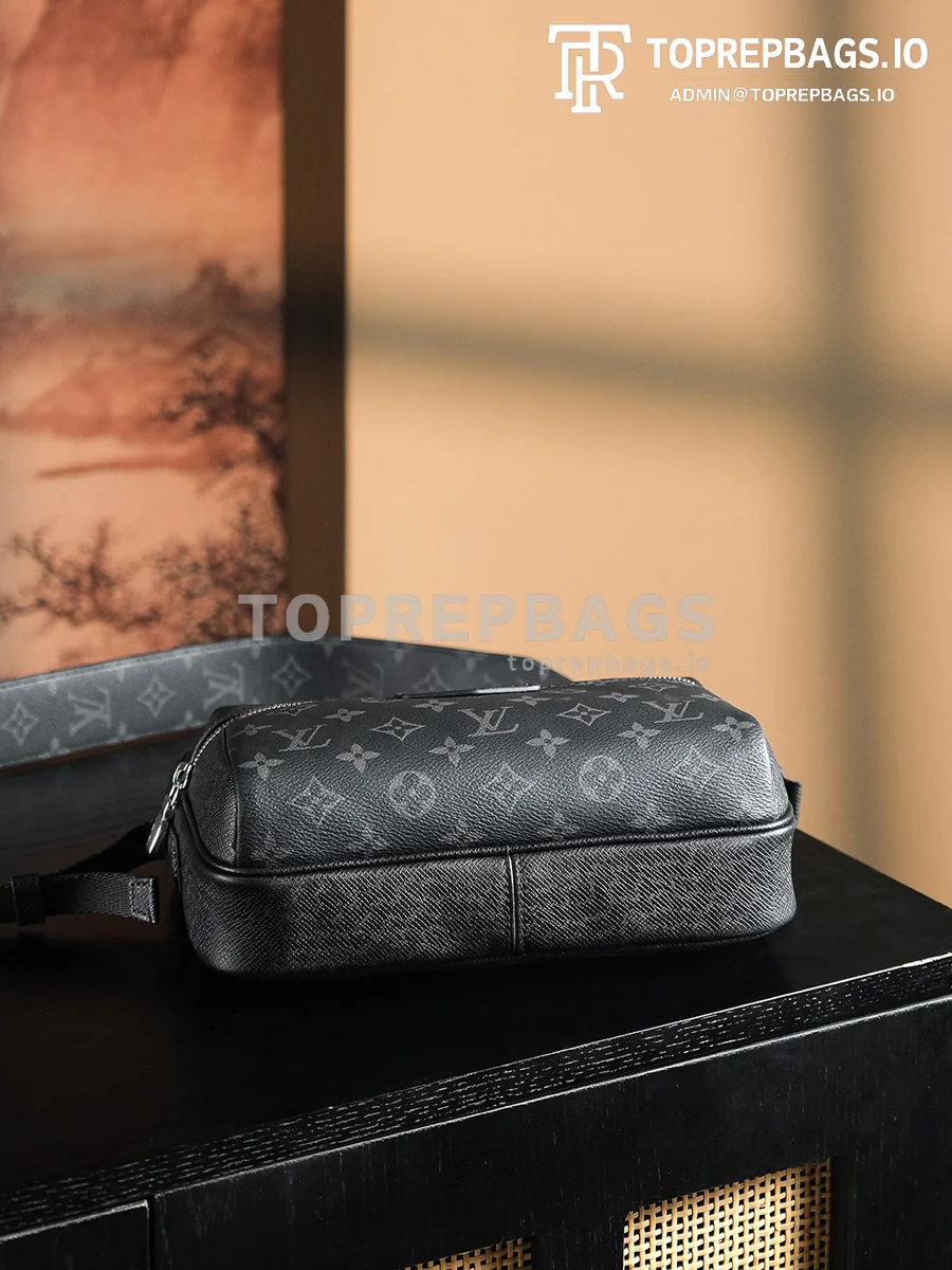 a1733837630726_3673 Louis Vuitton Outdoor Messenger in Black