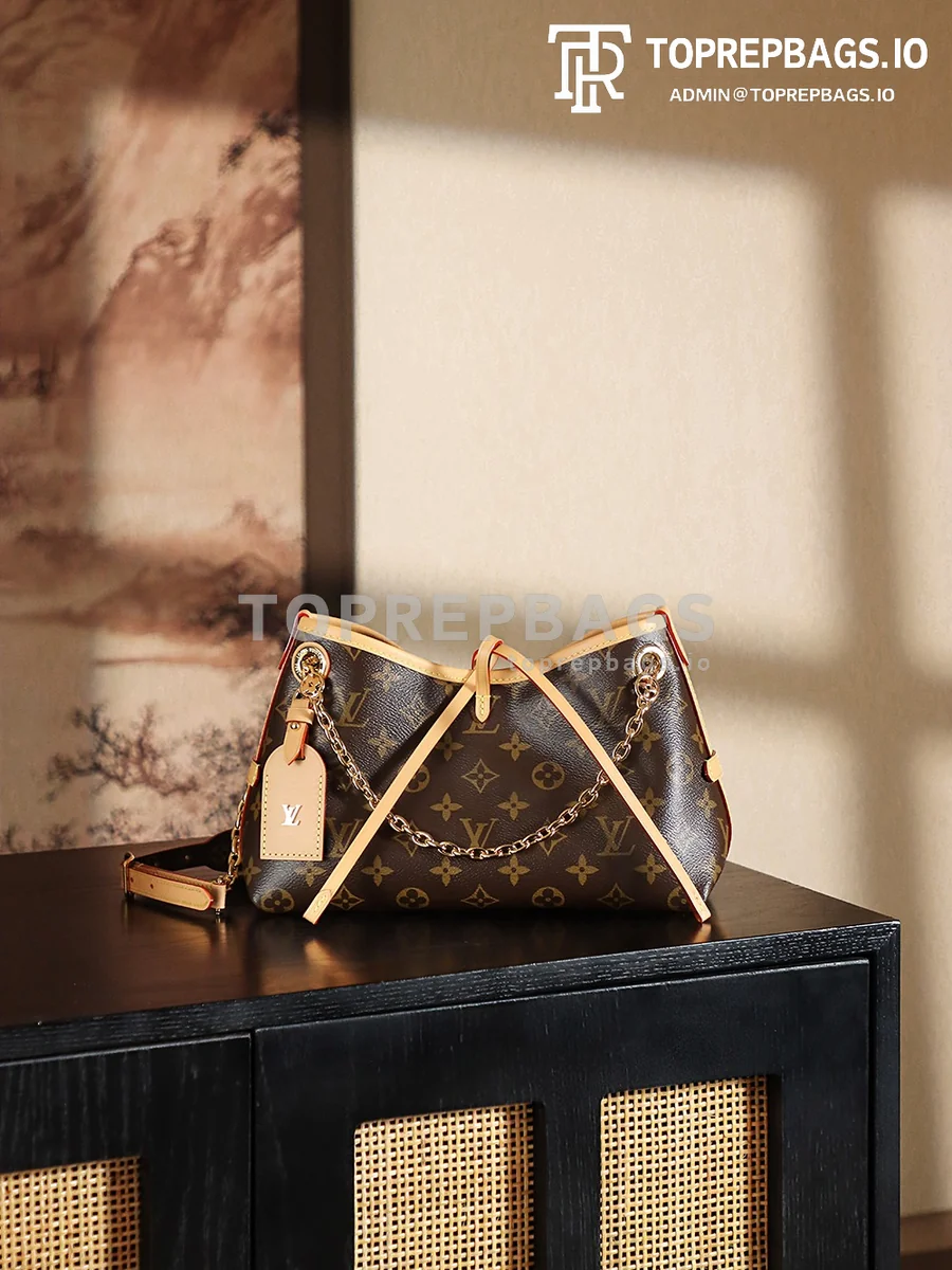 a1737354610213_0476 Louis Vuitton CarryAll in Brown