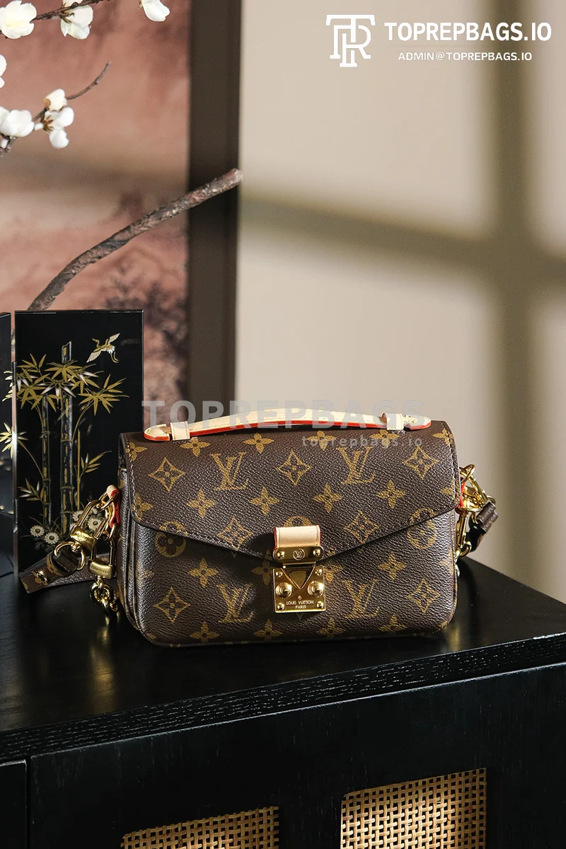 a1742462746539_0032 Louis Vuitton Pochette Metis Hobo in Brown