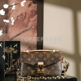 a1742462746540_0153 Louis Vuitton Pochette Metis Hobo in Brown