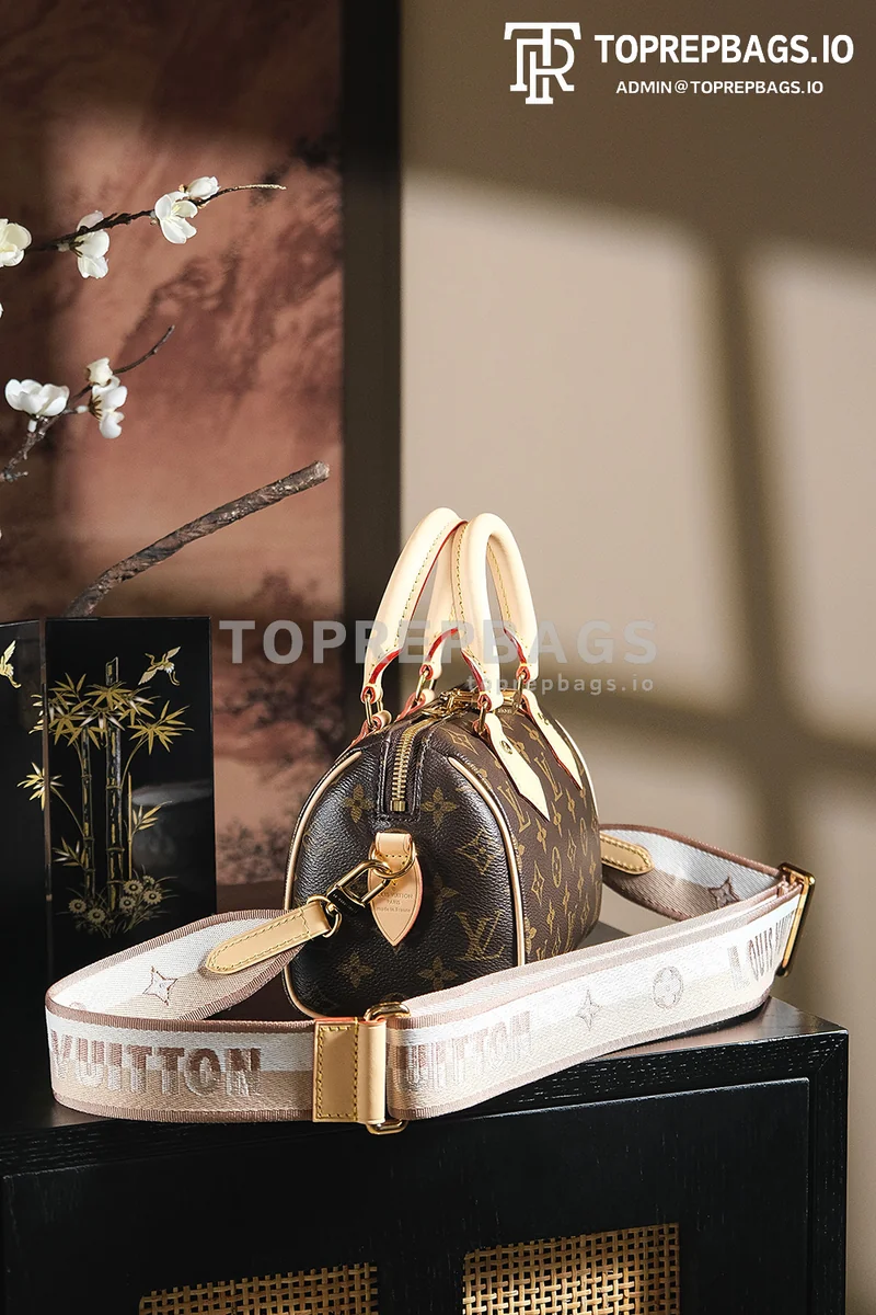 a1743498815112_0547 Louis Vuitton Speedy in Brown