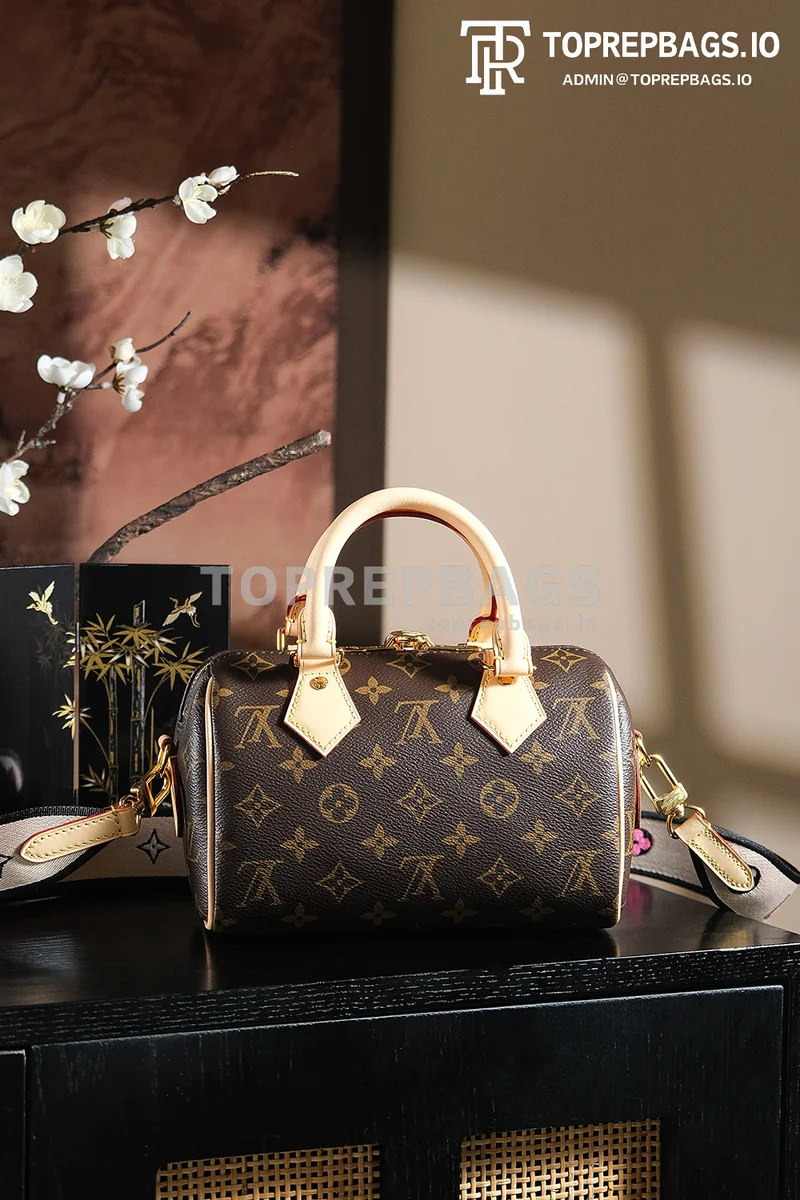 a1743499225157_3051 Louis Vuitton Speedy in Brown