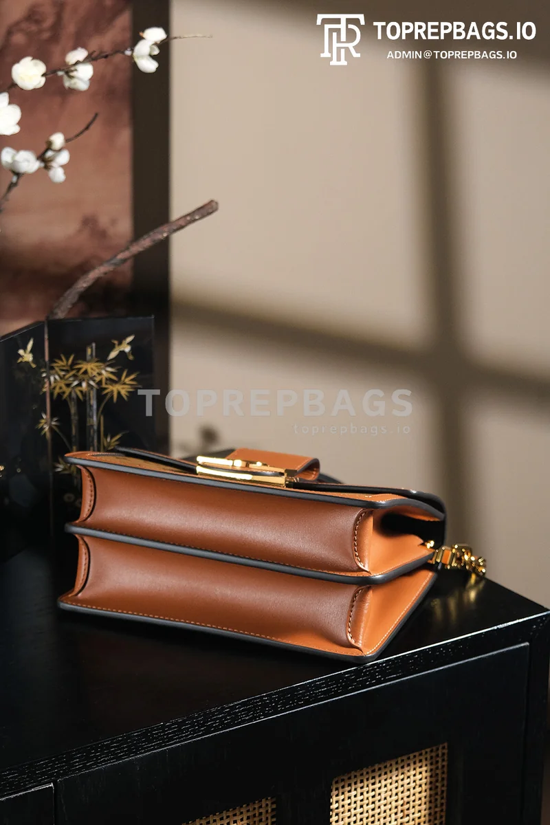 a1745829499628_8771 Louis Vuitton Dauphine MM in Brown
