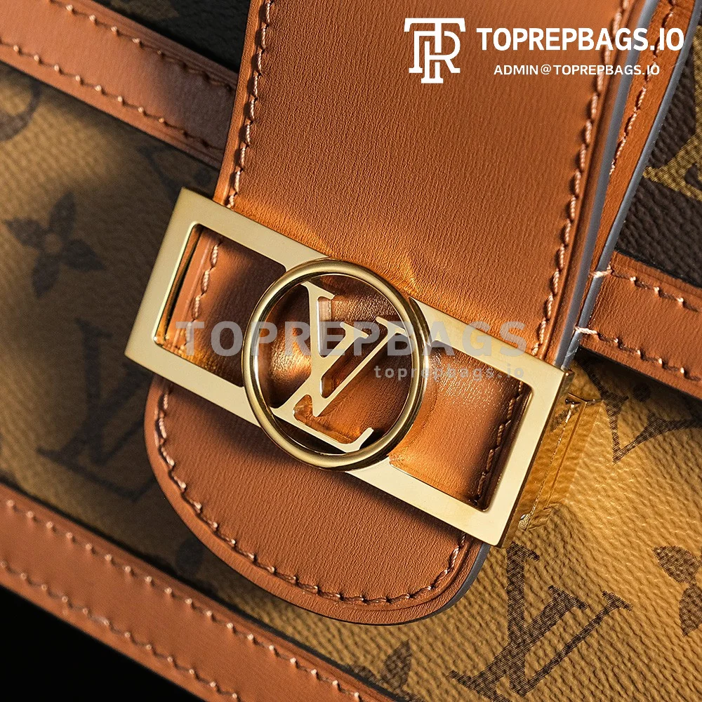 a1745829555167_2072 Louis Vuitton Dauphine MM in Brown