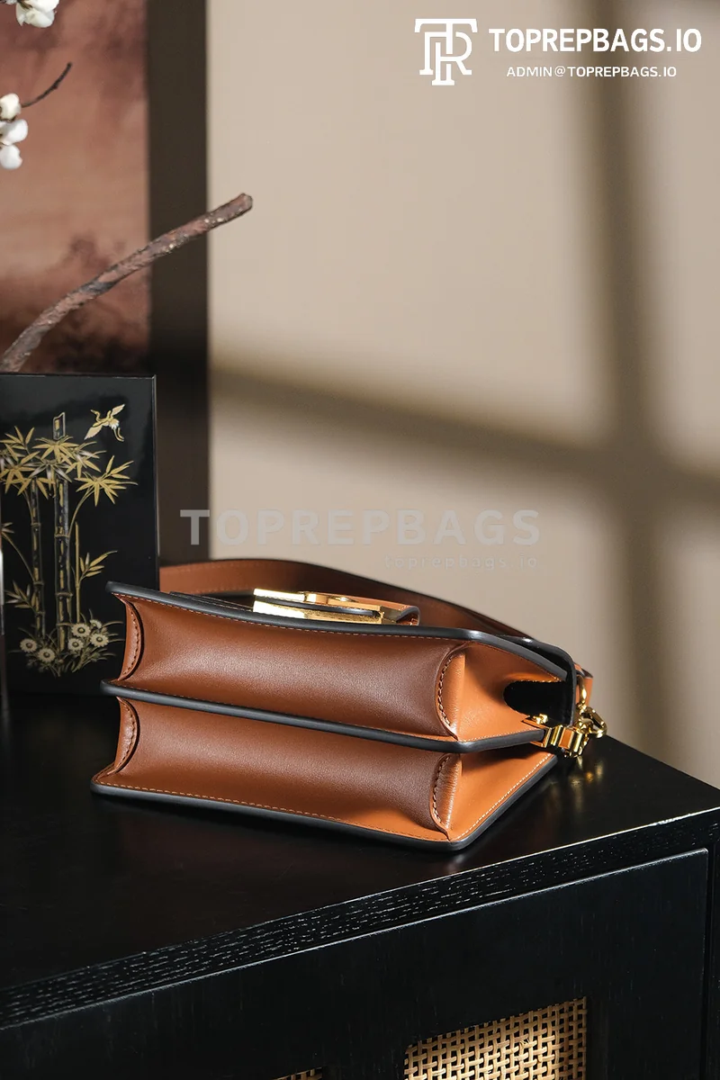 a1745829751514_8375 Louis Vuitton Mini Dauphine Messenger in Brown