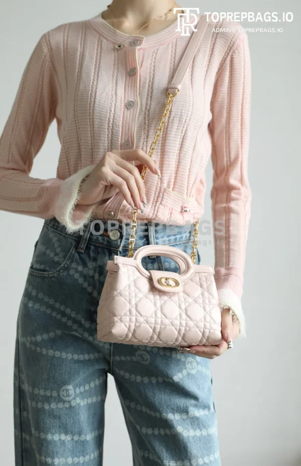 cmp_i1762417053221_4476_0_7 Dior Jolie Top Handle in Pink