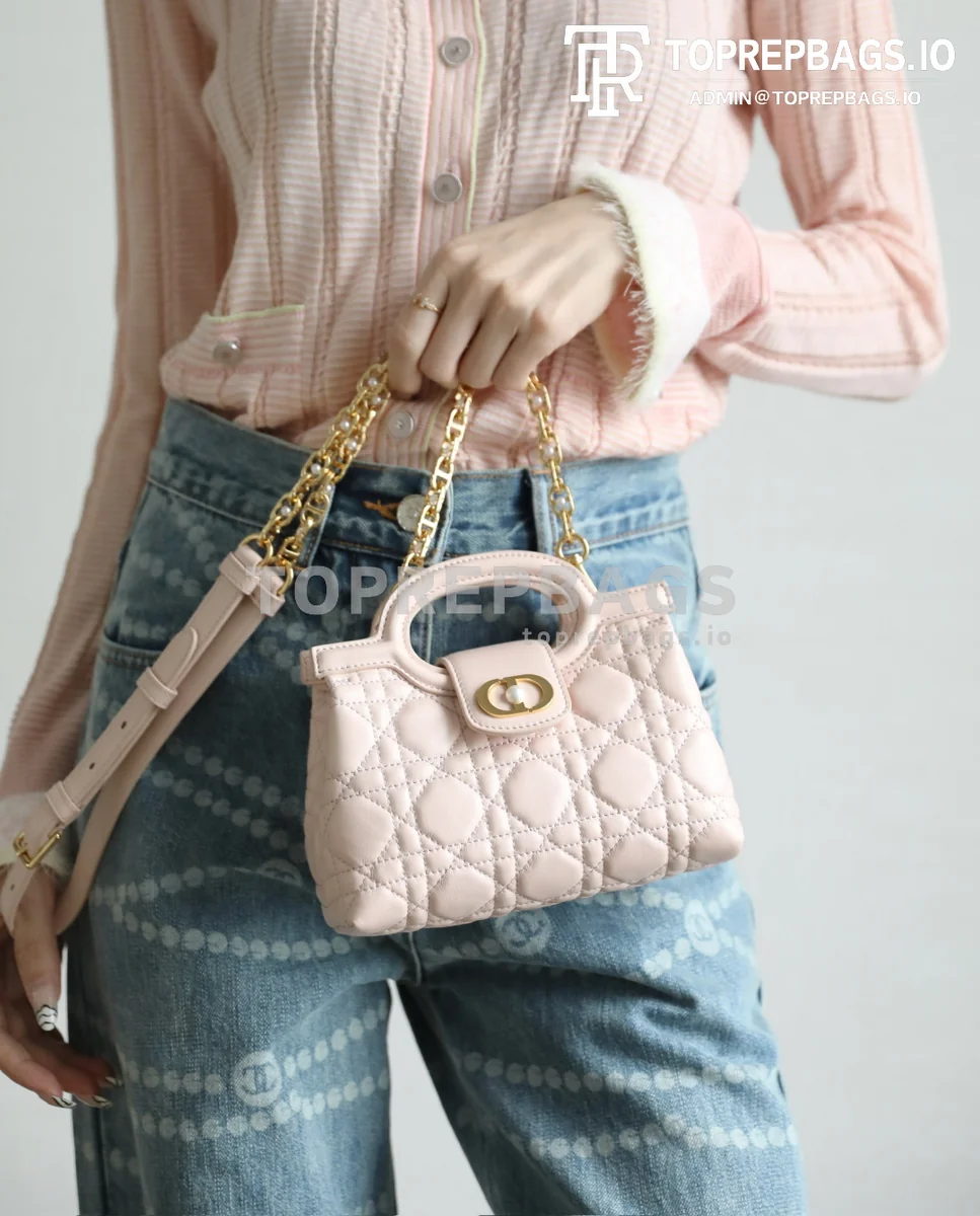 cmp_i1762417053225_5681_0_0 Dior Jolie Top Handle in Pink