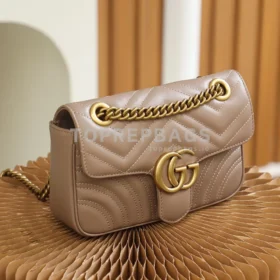 Gucci GG Marmont Mini in Taupe