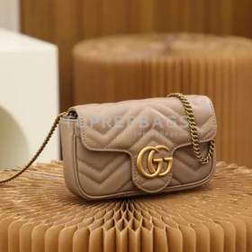 Gucci GG Marmont Mini in Taupe