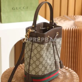 Gucci Ophidia Bucket in Beige
