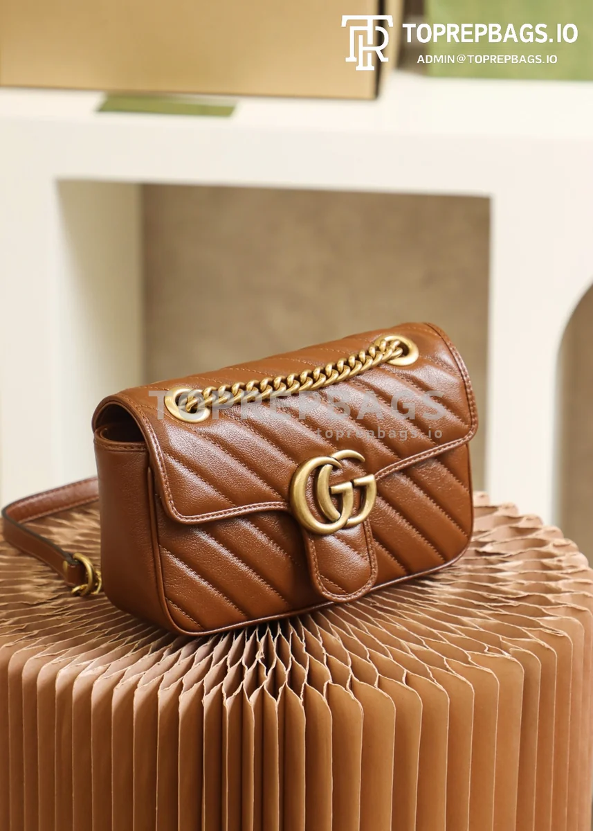 i1632385638_3012_4 Gucci GG Marmont Small in Brown
