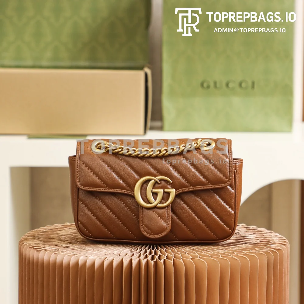 i1632385638_575_0 Gucci GG Marmont Small in Brown