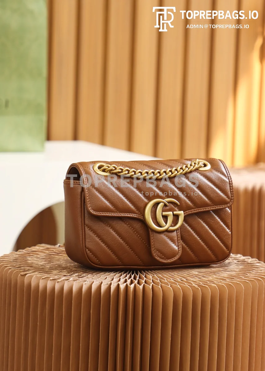 i1632385638_8598_1 Gucci GG Marmont Small in Brown