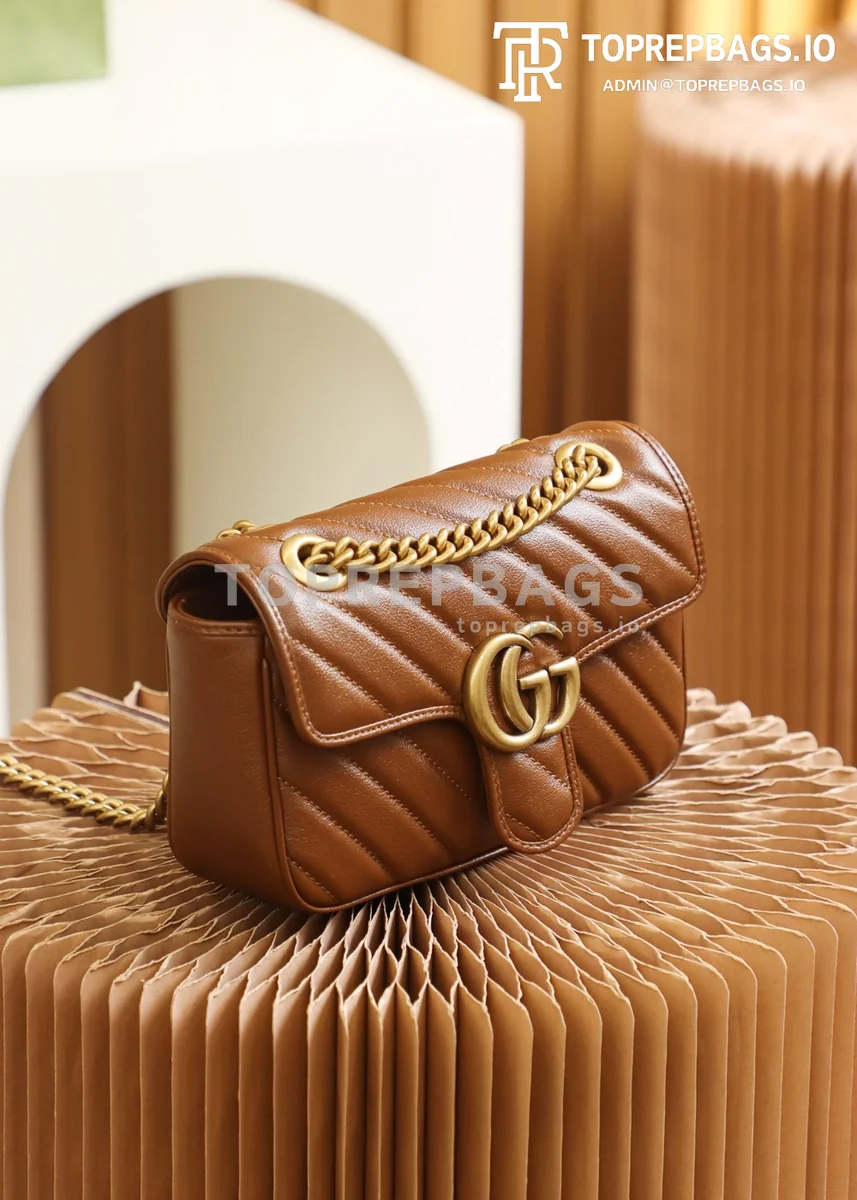 i1632385638_9819_2 Gucci GG Marmont Small in Brown