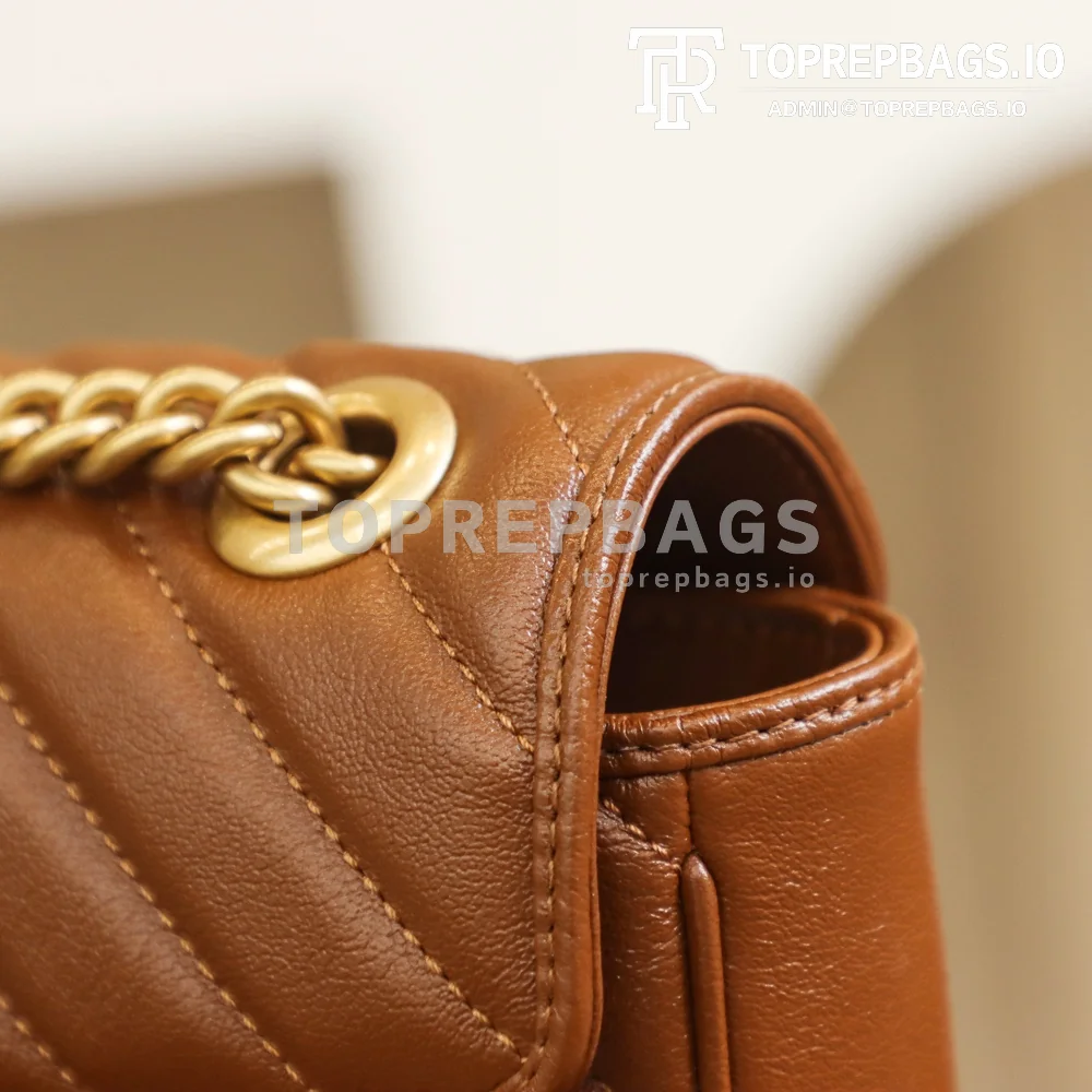 i1632385718_1034_2 Gucci GG Marmont Small in Brown