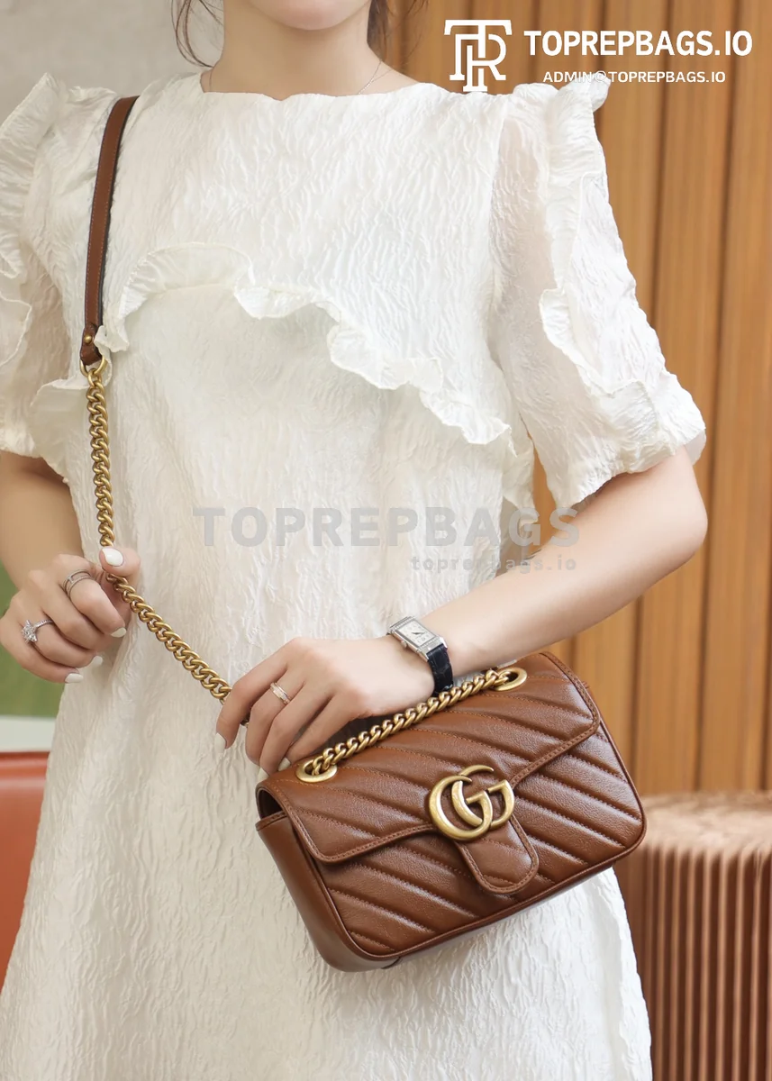 i1632385883_3729_6 Gucci GG Marmont Small in Brown