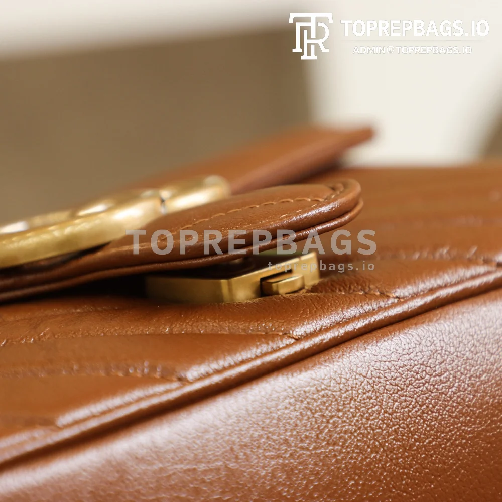 i1632386289_7422_2 Gucci GG Marmont Small in Brown