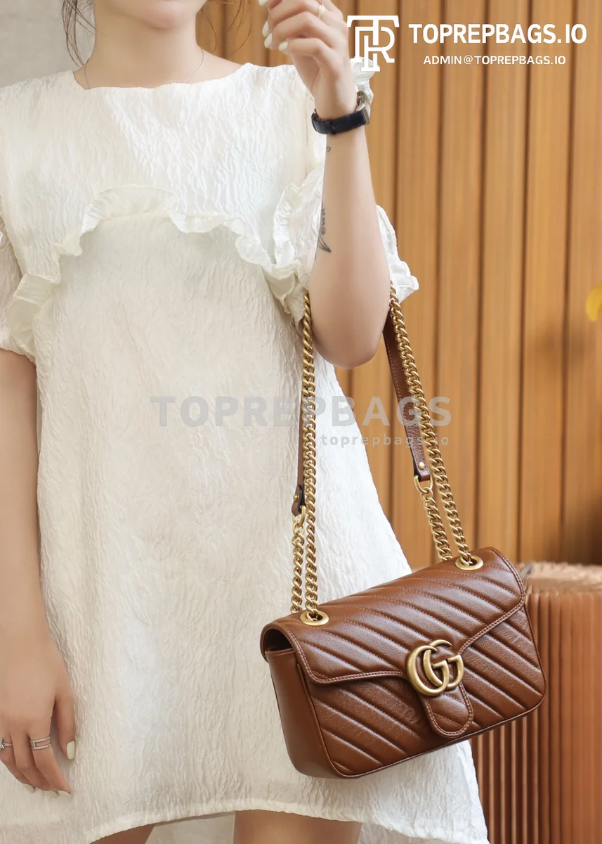 i1632386544_3572_1 Gucci GG Marmont Small in Brown