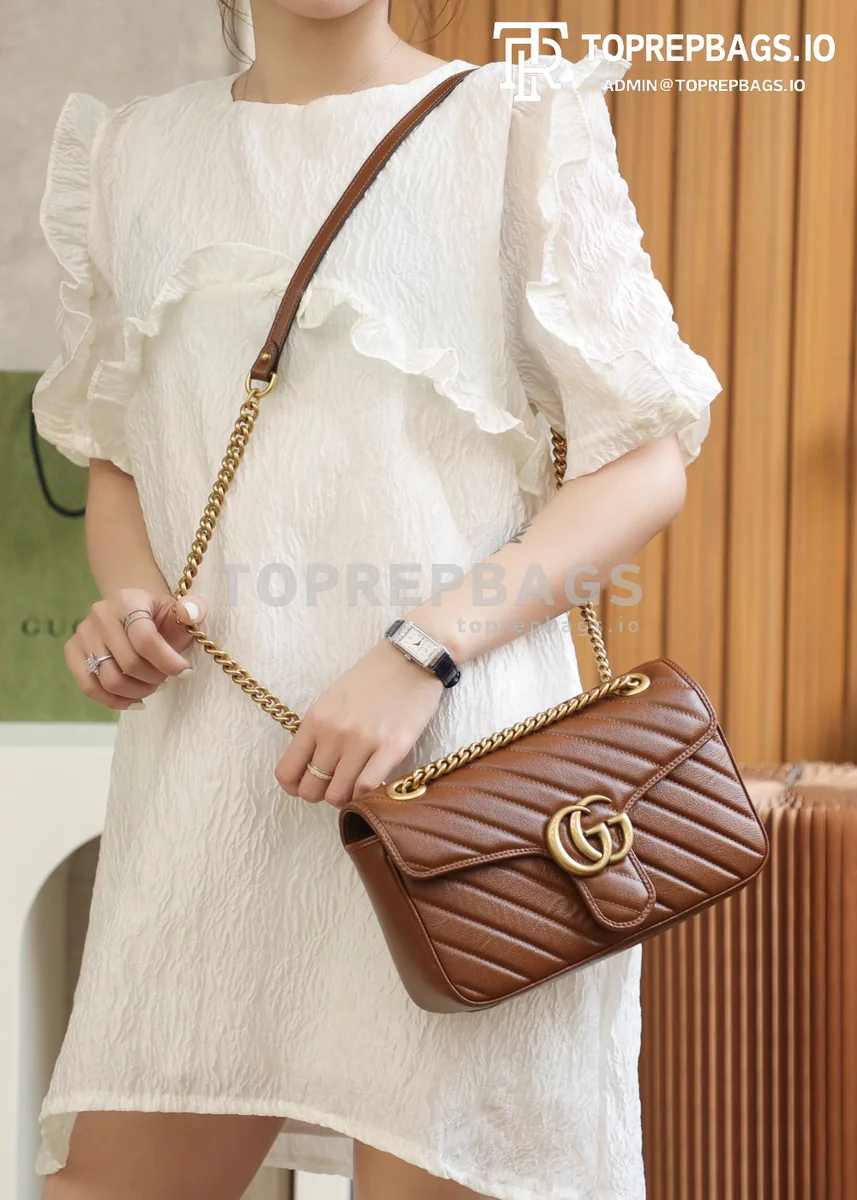 i1632386544_5282_2 Gucci GG Marmont Small in Brown
