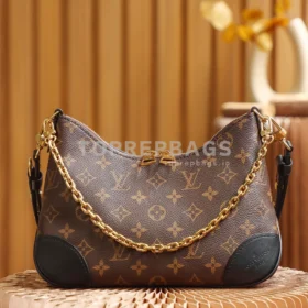 Louis Vuitton Boulogne Hobo in Brown