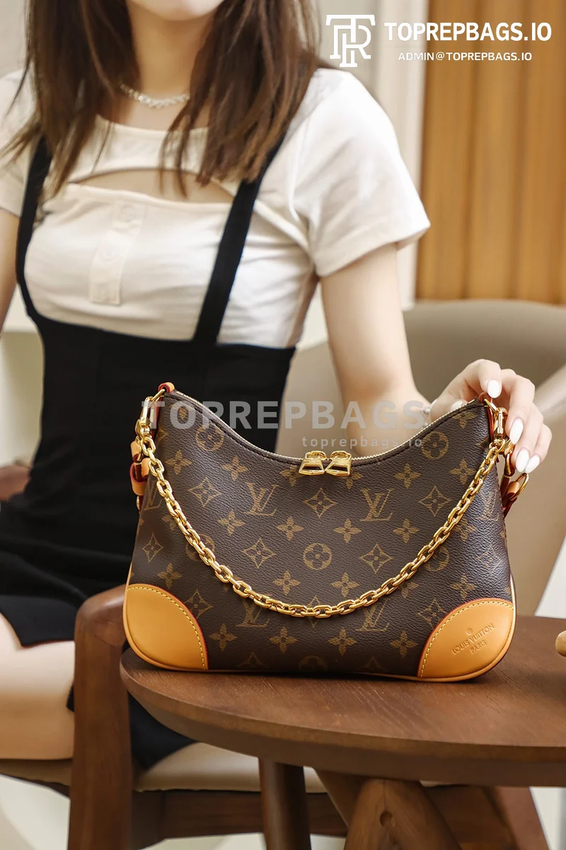 i1653911783_4186_8 Louis Vuitton Boulogne Hobo in Brown