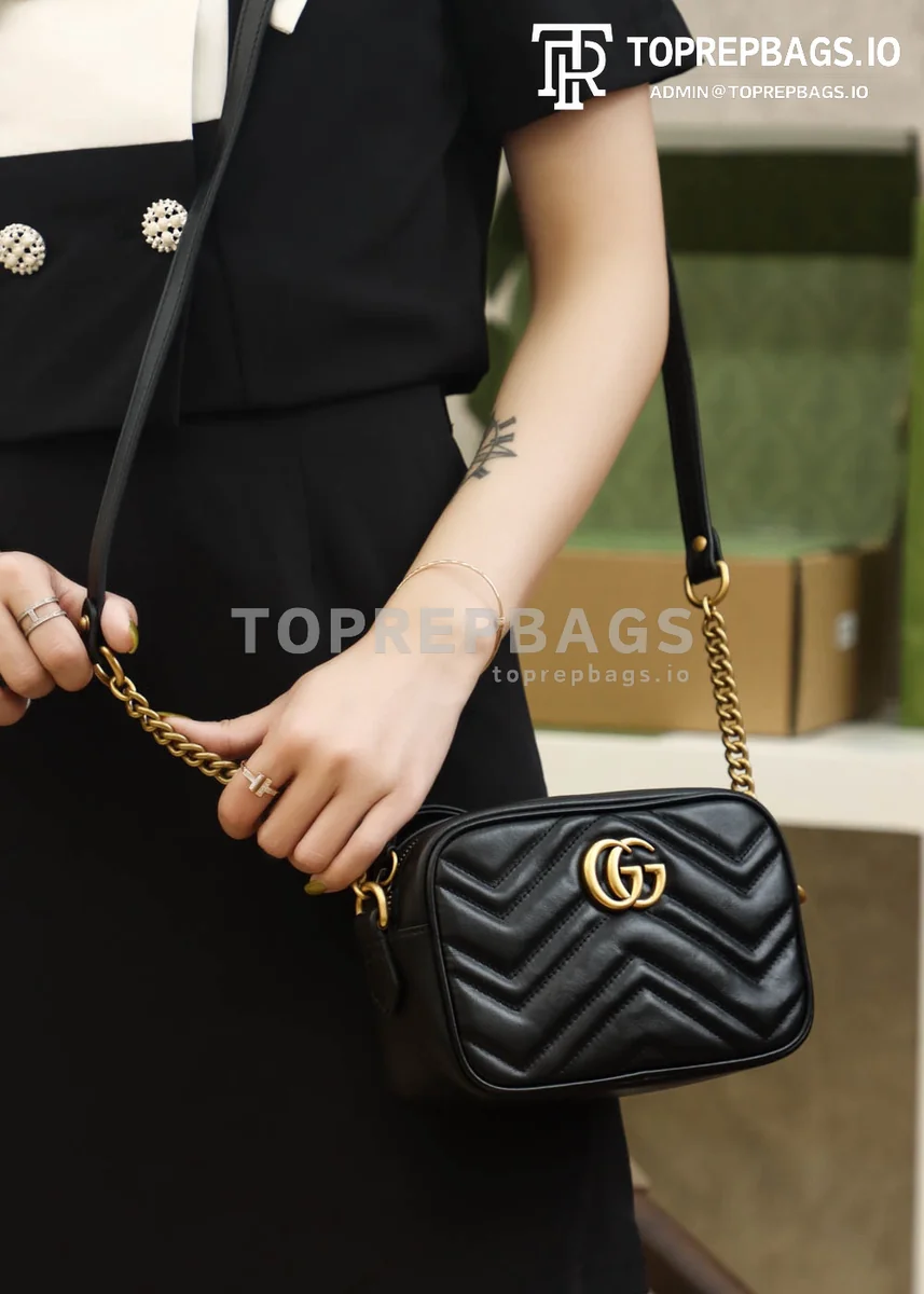 i1656265383_9776_0 Gucci GG Marmont Camera Bag in Black