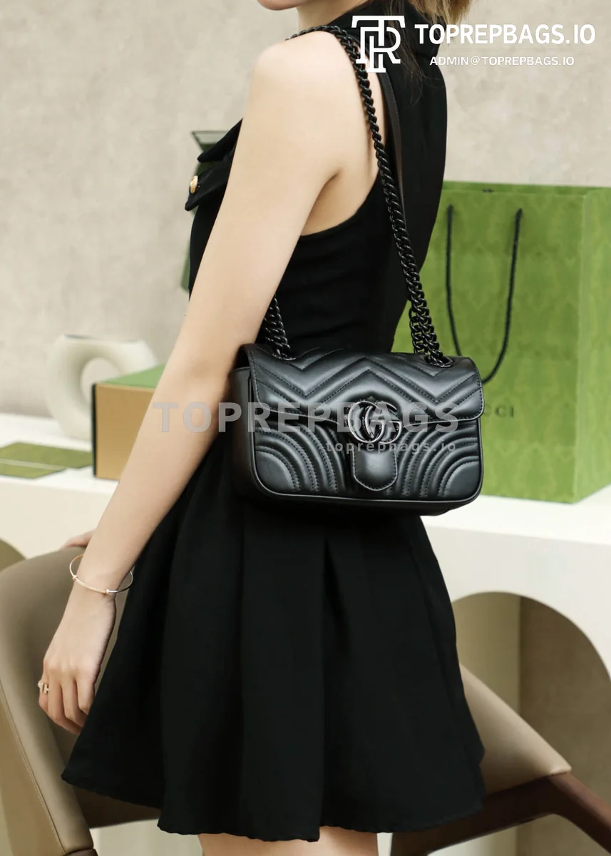 i1660239446_3795_8 Gucci GG Marmont Mini in Black