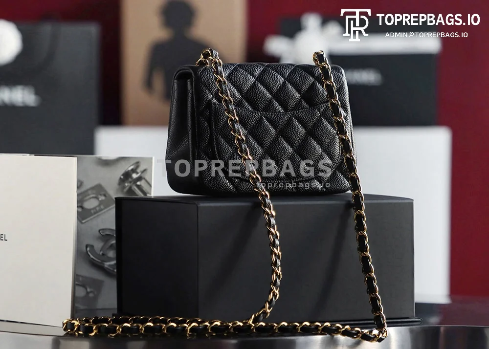 i1678287415_8216_2 Chanel Classic Flap Square Mini in Black