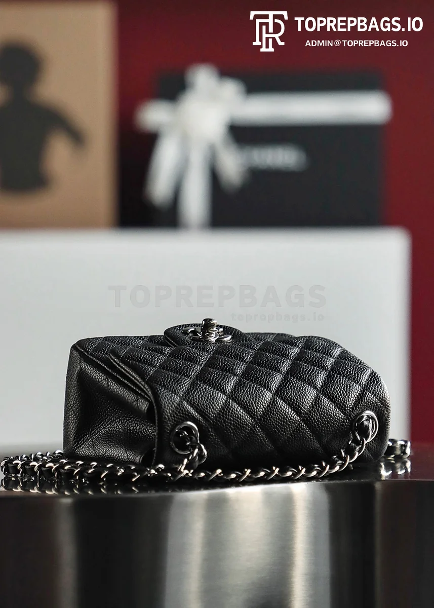i1678289971_4774_6 Chanel Classic Flap Square Mini in Black