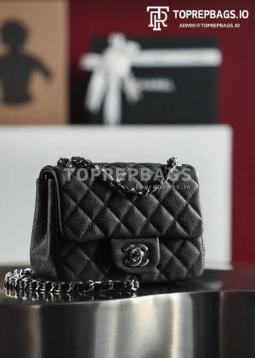 i1678289971_4907_3 Chanel Classic Flap Square Mini in Black