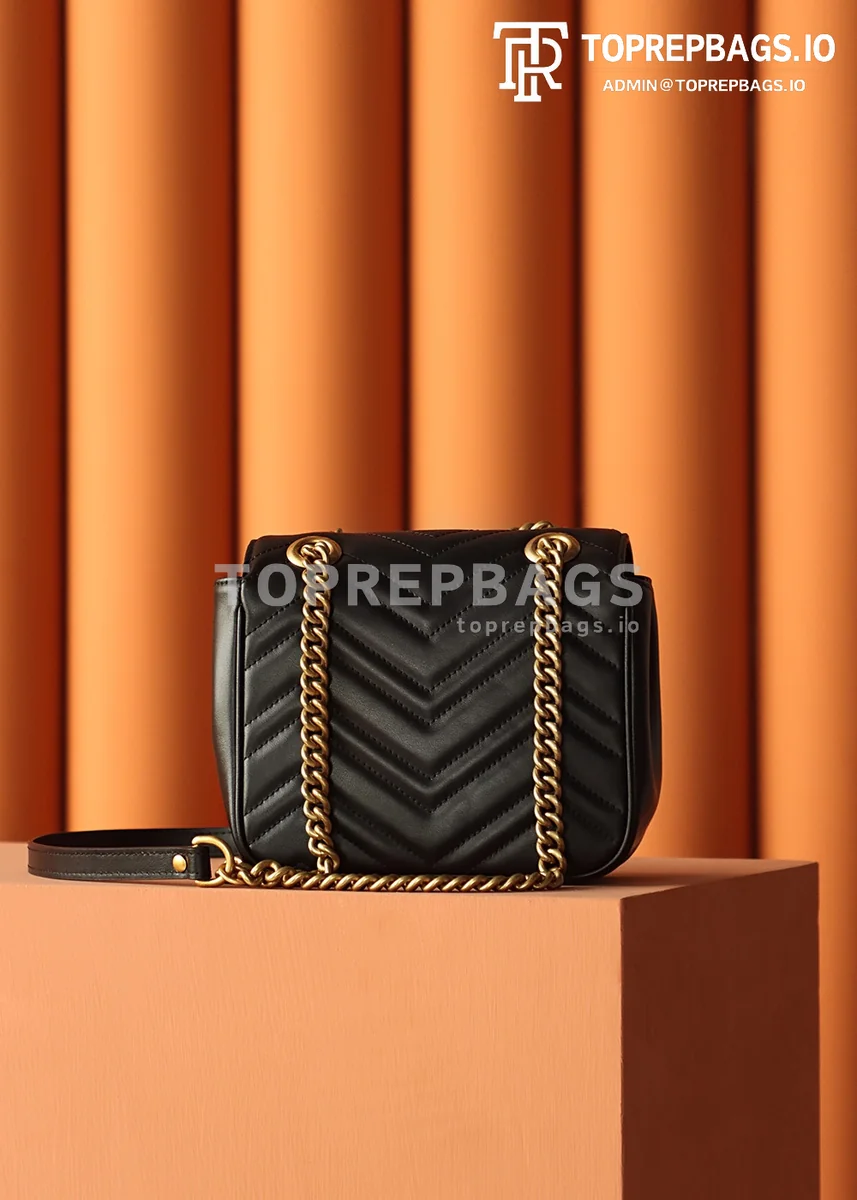 i1678884860_7579_4 Gucci Marmont Square Mini in Black