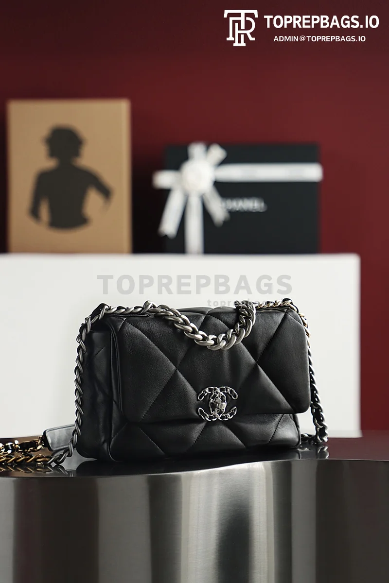 i1679386631_75_3 Chanel 19 Bag Small in Black