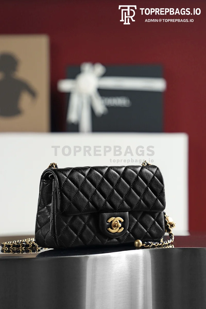 i1680502819_8659_3 Chanel Classic Flap Mini Pearl Crush in Black
